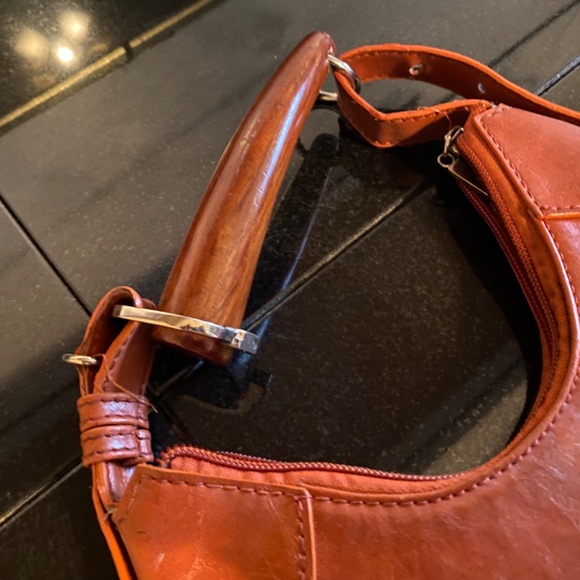 Vintage Wooden Bone Handle Adjustable Strap - Picture 9 of 15